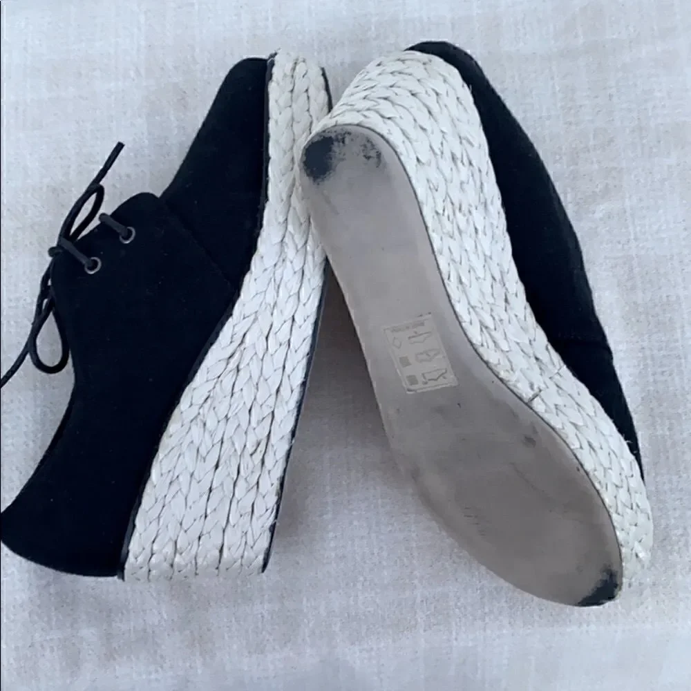 COPY - Shoemint Color block Platform Espadrille